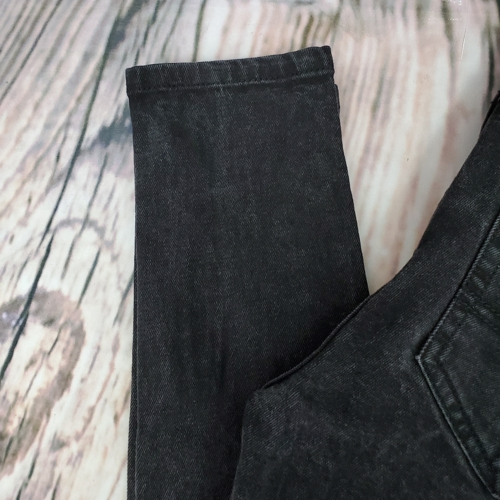 Threadbare Riley Super Skinny Black Washed Jeans - Picture 11 of 14